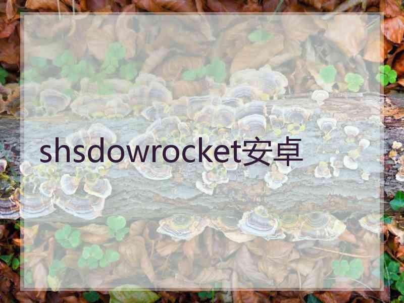 shsdowrocket安卓