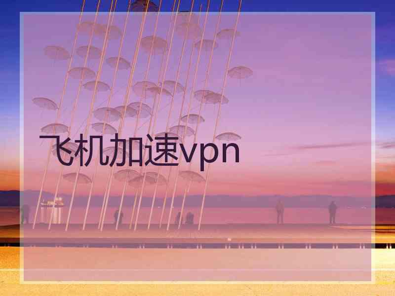 飞机加速vpn