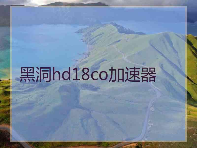 黑洞hd18co加速器