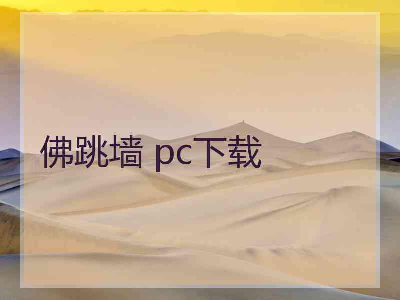 佛跳墙 pc下载