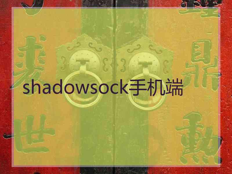 shadowsock手机端