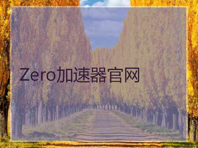 Zero加速器官网